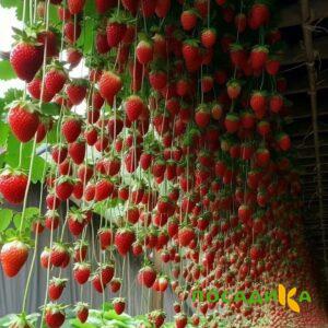 Клубника ампельная Анастасия купить по цене от 370р. в интернет-магазине «Посадика» с доставкой почтой в в Белинскийе и по всей России – [изображение №1].